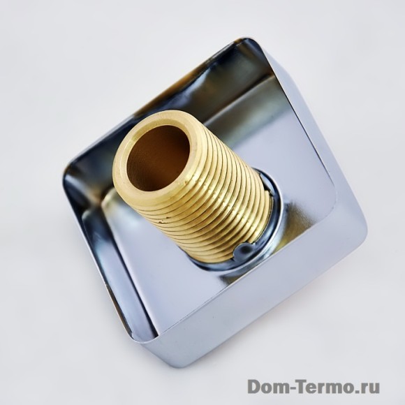 Отражатель квадратный хром, отражатель квадрат, ниппель НР латунь 