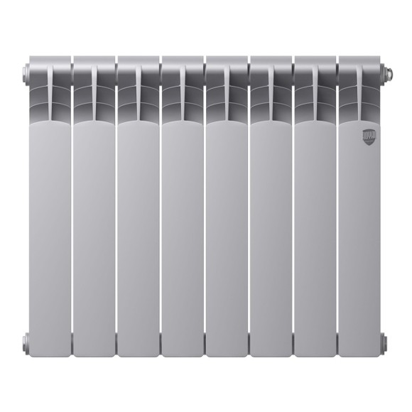 Биметаллический радиатор Радиатор Royal Thermo Revolution Bimetall 500 8 сек. боковое подключение (Silver Satin)