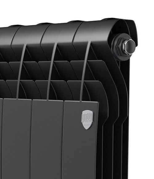 Биметаллический радиатор Радиатор Royal Thermo BiLiner 500 4 сек. боковое подключение (Noir Sable)
