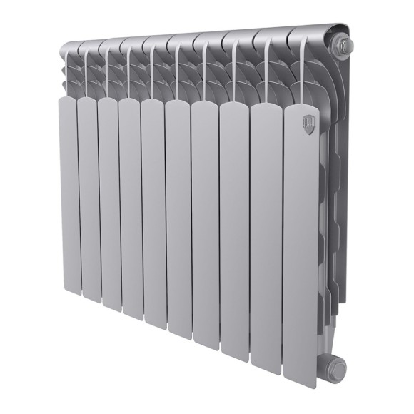 Биметаллический радиатор Радиатор Royal Thermo Revolution Bimetall 500 10 сек. боковое подключение (Silver Satin) Биметаллический радиатор Радиатор Royal Thermo Revolution Bimetall 500 10 сек. боковое подключение (Silver Satin)