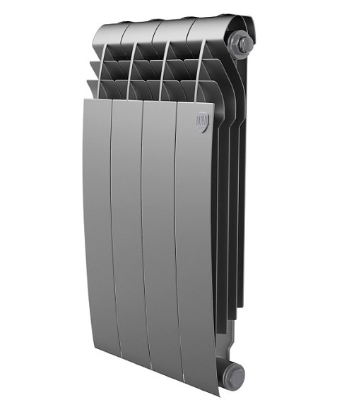 Биметаллический радиатор Радиатор Royal Thermo BiLiner 500 4 сек. боковое подключение (Silver Satin)