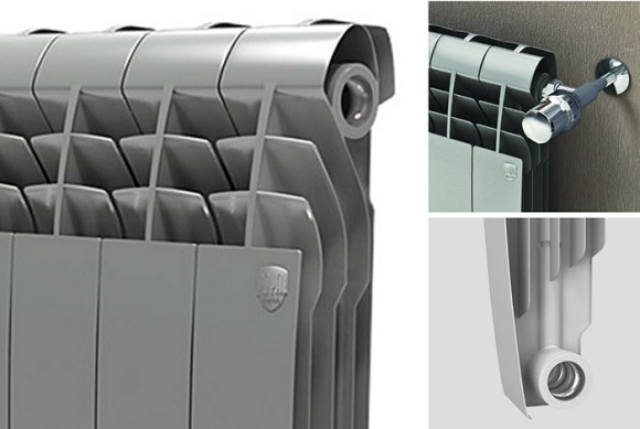 Биметаллический радиатор Радиатор Royal Thermo BiLiner 500 4 сек. боковое подключение (Silver Satin)