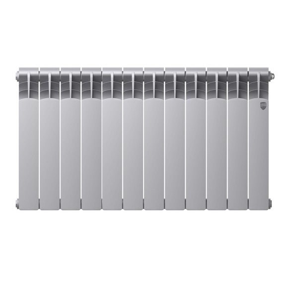 Биметаллический радиатор Радиатор Royal Thermo Revolution Bimetall 500 12 сек. боковое подключение (Silver Satin)