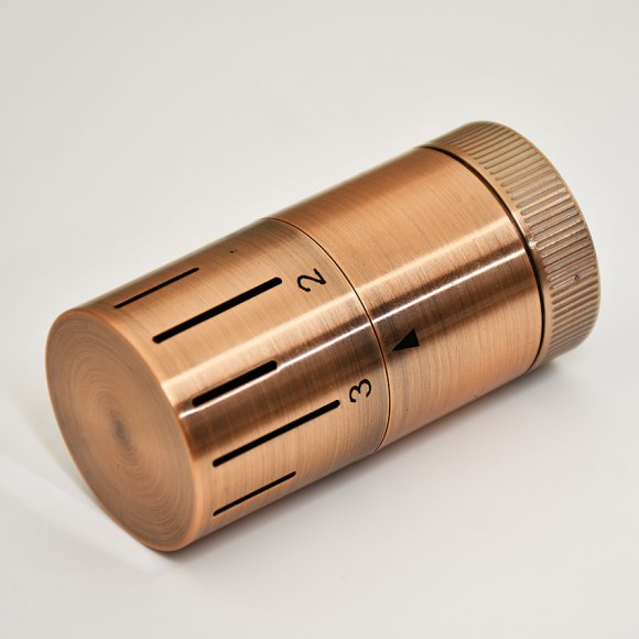 Термостатическая головка Delta PEARL M30x1,5 RED BRONZE (444RED BRONZE)