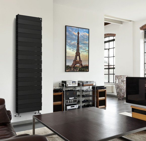 Вертикальный радиатор Royal Thermo PianoForte TOWER 300 18 сек Noir Sable нижнее подключение