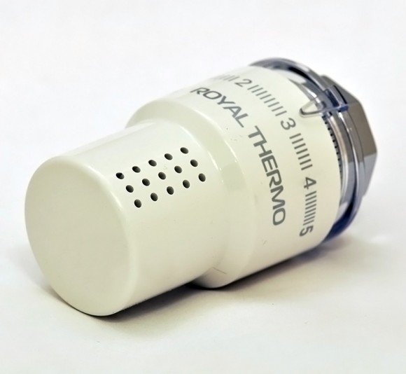 Термоголовка жидкостная ROYAL THERMO Design М30х1,5 (Белый)* Термоголовка жидкостная ROYAL THERMO Design М30х1,5 (Белый)*