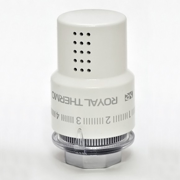 Термоголовка жидкостная ROYAL THERMO Design М30х1,5 (Белый)* Термоголовка жидкостная ROYAL THERMO Design М30х1,5 (Белый)*