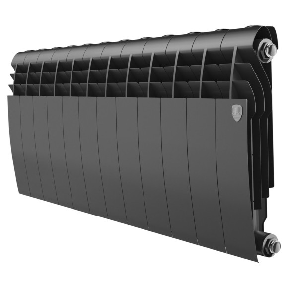Биметаллический радиатор Радиатор Royal Thermo BiLiner 350 12 сек. боковое подключение (Noir Sable) Биметаллический радиатор Радиатор Royal Thermo BiLiner 350 12 сек. боковое подключение (Noir Sable)