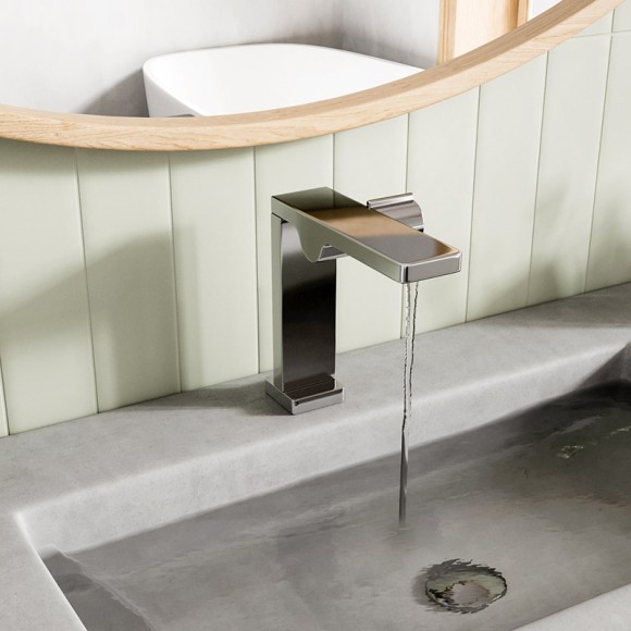 Wasserkraft Alme 1510 Смеситель для умывальника (хром)