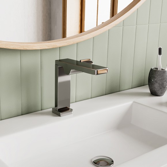 Wasserkraft Alme 1510 Смеситель для умывальника (хром)