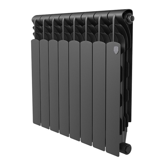 Биметаллический радиатор Радиатор Royal Thermo Revolution Bimetall 500 8 сек. боковое подключение (Noir Sable) Биметаллический радиатор Радиатор Royal Thermo Revolution Bimetall 500 8 сек. боковое подключение (Noir Sable)