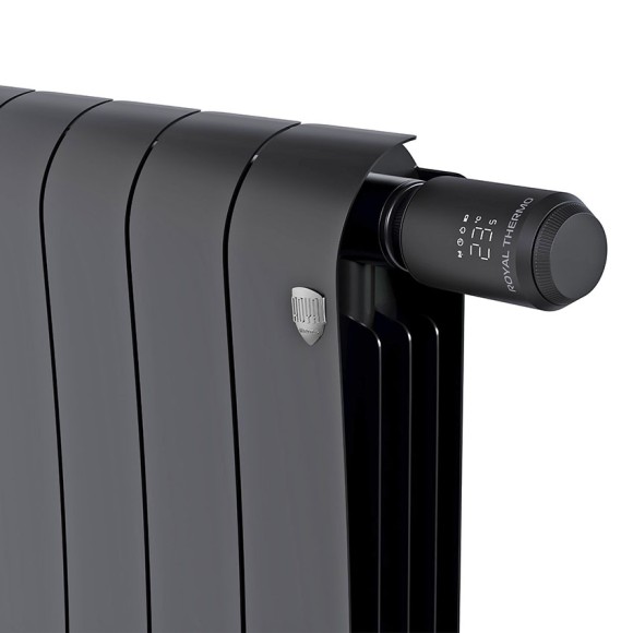Термостат радиаторный электронный Royal Thermo Smart Heat 2.0 (Черный)