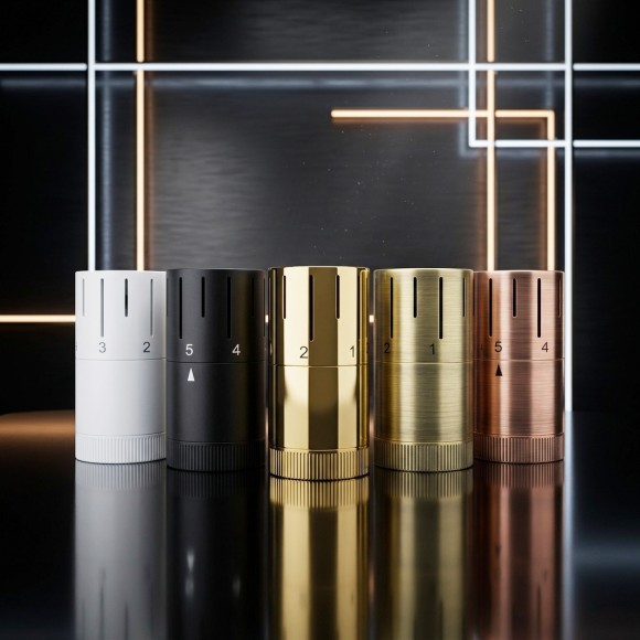 Термостатическая головка Delta PEARL M30x1,5 GOLD (444GOLD) Термостатическая головка Delta PEARL M30x1,5 GOLD (444GOLD)