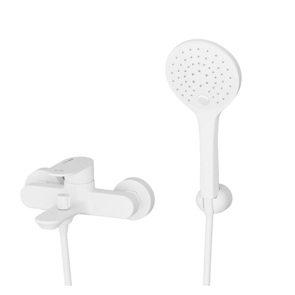 Wasserkraft Mindel 8501 Смеситель для ванны с коротким изливом (белый)