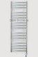 GROTA Vento 530*1500мм, ТЭН Terma MOA Silver mat серебро, Полотенцесушитель Грота, водяной, электрический, хром, матовая нержавейка, дизайн радиатор из нержавеющей стали, дизайнерские полотенцесушители фото, комплект уголков квадрат для подключения водяно