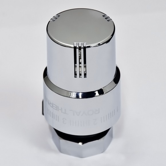 Термоголовка жидкостная ROYAL THERMO М30х1,5 (Хром)