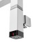 Электро ТЭН TERMA ONE MS K30x30 внешний 400 Вт белый RAL 9016 (без вилки, с маскировочным элементом)