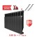 Биметаллический радиатор Радиатор Royal Thermo Revolution Bimetall 500 10 сек. боковое подключение (Noir Sable)
