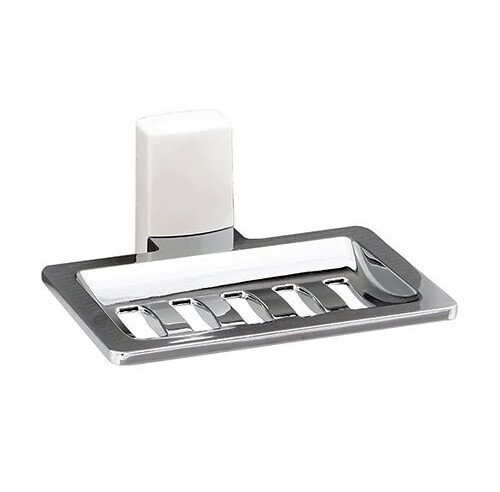 Wasserkraft Leine K-5069WHITE Мыльница решетка (белый - хром) Wasserkraft Leine K-5069WHITE Мыльница решетка (белый - хром)
