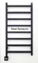 TERMA SIMPLE 500x720 мм (черный) электрический полотенцесушитель