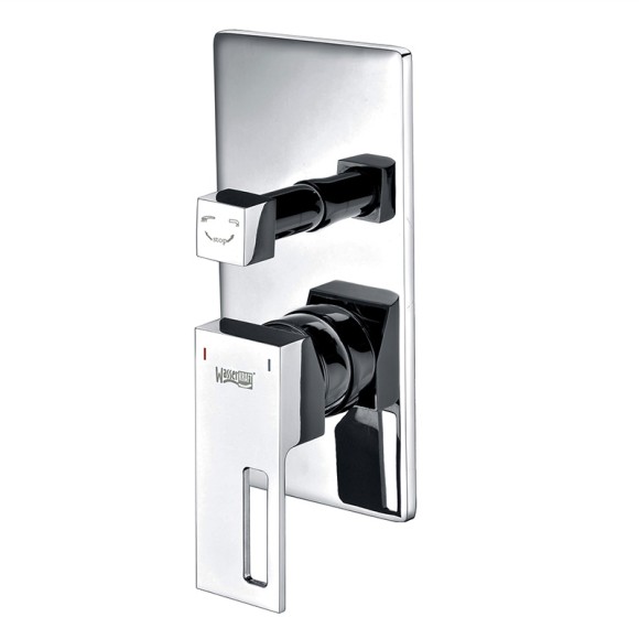 Wasserkraft Alme 1541 Смеситель для ванны и душа (хром)
