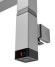 Электро ТЭН TERMA ONE MS K30x30 внешний 600 Вт хром (без вилки, с маскировочным элементом)