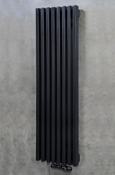 Радиатор стальной трубчатый Steel Hot (30-60) V 1500 - 8 сек (НП центр, RAL 9005) 