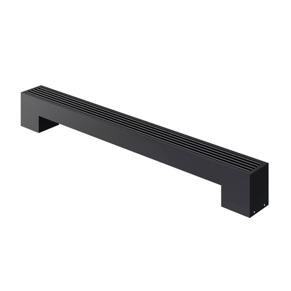 Напольный конвектор Royal Thermo STEP-80/130-1-N-WT-LG-NA черный (выбор длины)