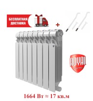 Биметаллический радиатор Радиатор Royal Thermo Indigo B 500 8 сек. боковое подключение (Белый)