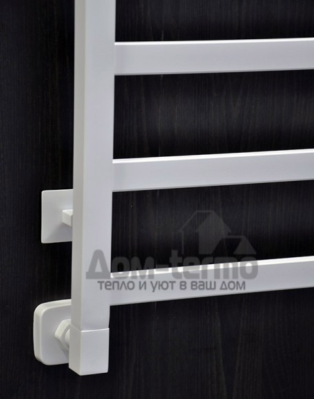 Приоритет PRIOFORM QUADRO-Q1 430x600 (белый) водяной полотенцесушитель из нержавеющей стали