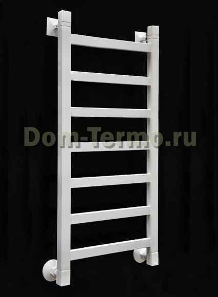 Приоритет PRIOFORM QUADRO-Q1 430x600 (белый) водяной полотенцесушитель из нержавеющей стали