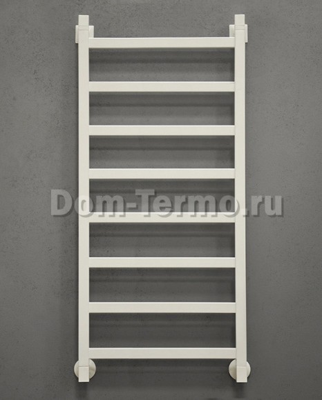 Приоритет PRIOFORM QUADRO-Q1 430x600 (белый) водяной полотенцесушитель из нержавеющей стали