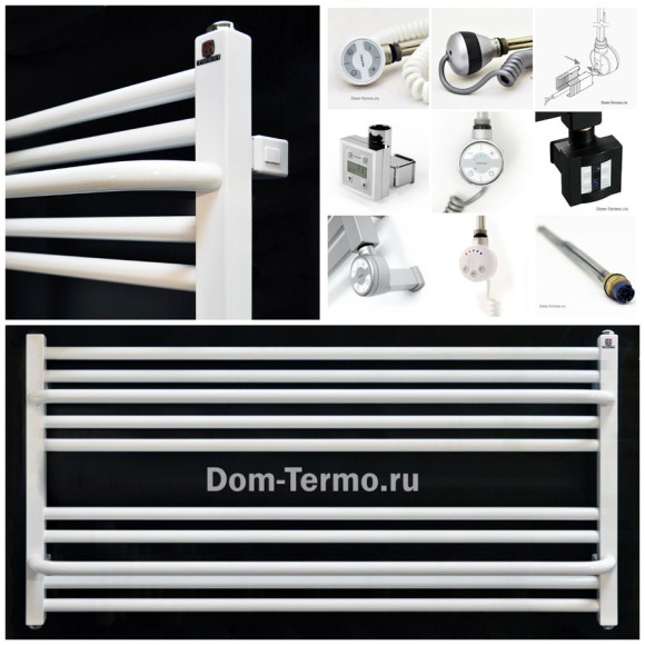 TERMA LIMA H (белый) водяные и электрические полотенцесушители
