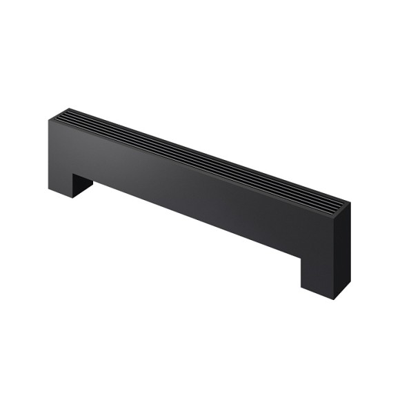 Напольный конвектор Royal Thermo STEP-180/130-3-N-WT-LG-NA черный (выбор длины)
