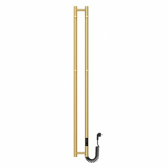 Электрический полотенцесушитель с крючками PRIMOCLIMA TUBUS 2 BRG 137x1405 (золото) Электрический полотенцесушитель с крючками PRIMOCLIMA TUBUS 2 BRG 137x1405 (золото)