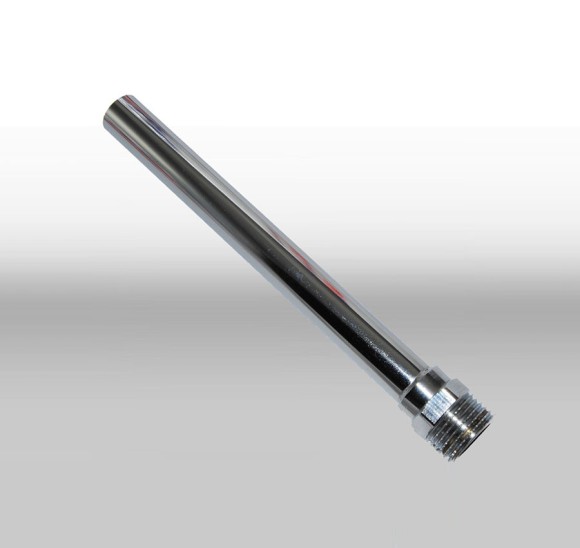 Трубка прямая медная VARIO TERM 15 мм х 1/2" длина 150мм (хром)* Трубка прямая медная VARIO TERM 15 мм х 1/2" длина 150мм (хром)*