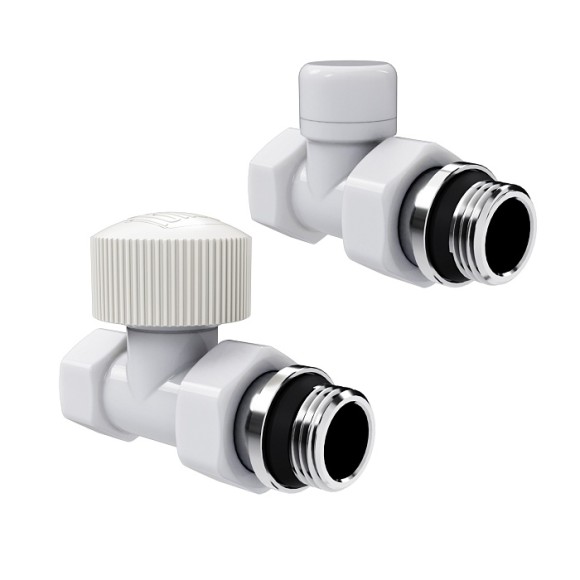 Набор термостатический прямой Royal Thermo Design 1/2" М30х1,5 Белый (выбор термостата) Набор термостатический прямой Royal Thermo Design 1/2" М30х1,5 Белый (выбор термостата)