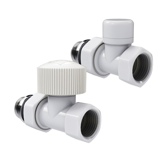 Набор термостатический прямой Royal Thermo Design 1/2" М30х1,5 Белый (выбор термостата) Набор термостатический прямой Royal Thermo Design 1/2" М30х1,5 Белый (выбор термостата)