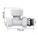 Набор термостатический прямой Royal Thermo Design 1/2" М30х1,5 Белый (выбор термостата) Набор термостатический прямой Royal Thermo Design 1/2" М30х1,5 Белый (выбор термостата)