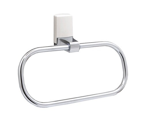 Wasserkraft Leine K-5060WHITE Держатель полотенец (белый - хром) Wasserkraft Leine K-5060WHITE Держатель полотенец (белый - хром)