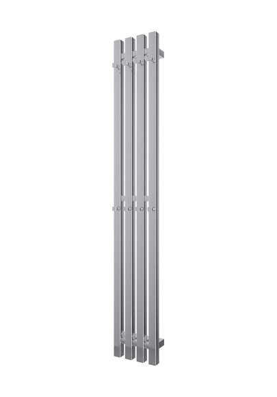 Grota Corsa 180х1200мм (4 сек) с крючками (полир. под хром) водяной полотенцесушитель из нержавеющей стали Grota Corsa 180х1200мм (4 сек) с крючками (полир. под хром) водяной полотенцесушитель из нержавеющей стали