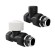 Набор термостатический прямой Royal Thermo Design 1/2" М30х1,5 Черный (выбор термостата)