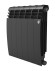 Биметаллический радиатор Радиатор Royal Thermo BiLiner 500 6 сек. боковое подключение (Noir Sable)