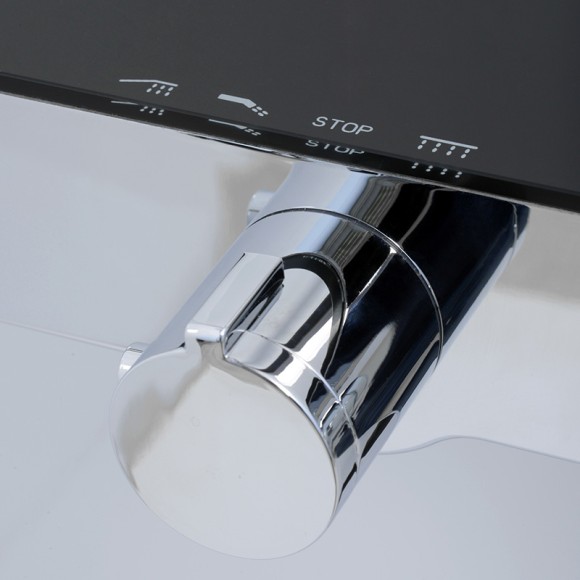 Wasserkraft A11401 Thermo Душевой комплект с термостатическим смесителем (черный Soft-touch) Wasserkraft A11401 Thermo Душевой комплект с термостатическим смесителем (черный Soft-touch)