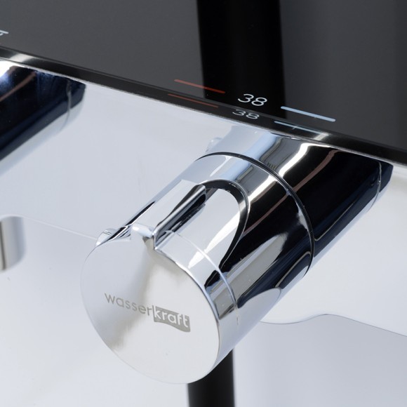 Wasserkraft A11401 Thermo Душевой комплект с термостатическим смесителем (черный Soft-touch) Wasserkraft A11401 Thermo Душевой комплект с термостатическим смесителем (черный Soft-touch)