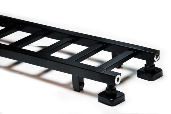 Приоритет PRIOFORM QUADRO-Q1 NEW 230x800 (черный) водяной полотенцесушитель из нержавеющей стали