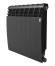 Биметаллический радиатор Радиатор Royal Thermo BiLiner 500 8 сек. боковое подключение (Noir Sable)