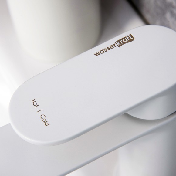 Wasserkraft Mindel 8503H Смеситель для умывальника (белый)