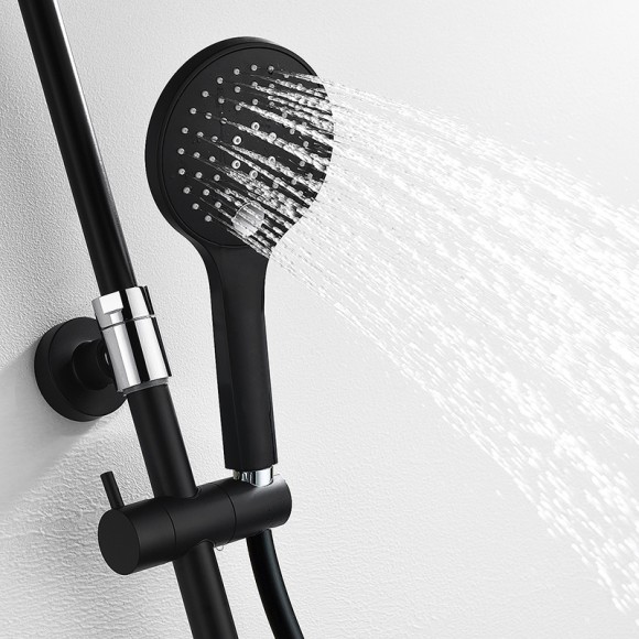 Wasserkraft A17401 Душевой комплект со смесителем (черный Soft-touch) Wasserkraft A17401 Душевой комплект со смесителем (черный Soft-touch)