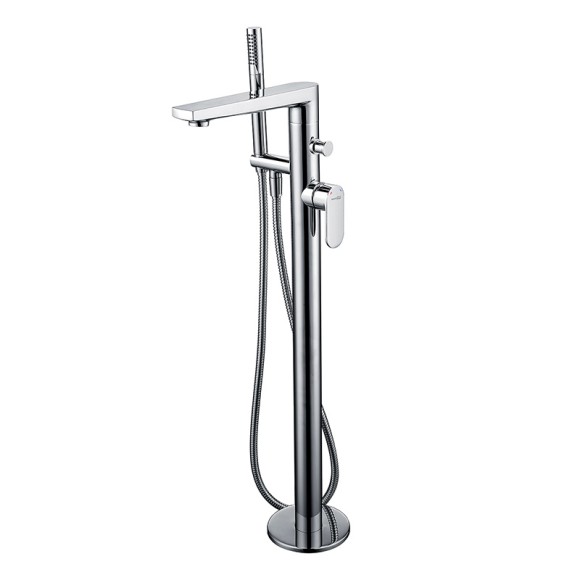 Wasserkraft Dinkel 5821 Напольный смеситель для ванны (хром)